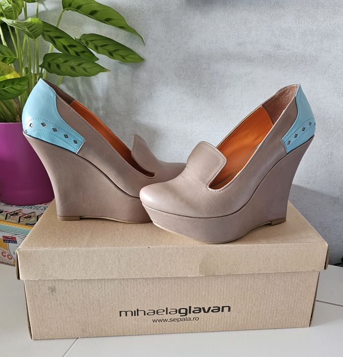 Pantofi piele naturala Mihaela Glavan 36
