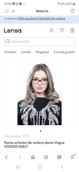 Rame ochelari de vedere dama Vogue VO5030 W827