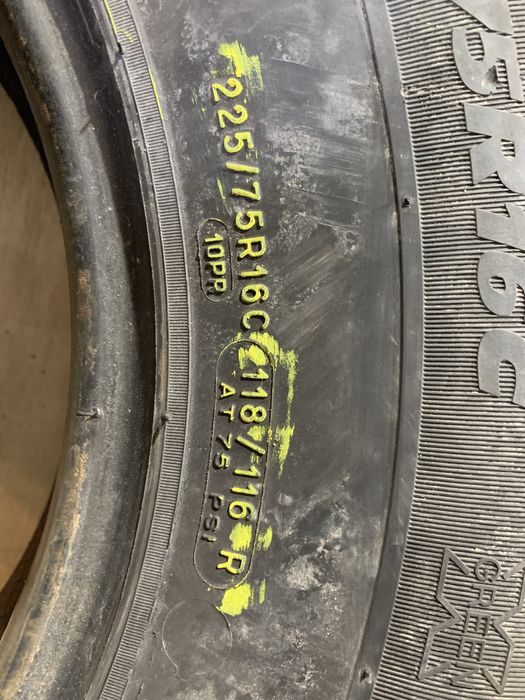 225 75 16C Michelin de vară
