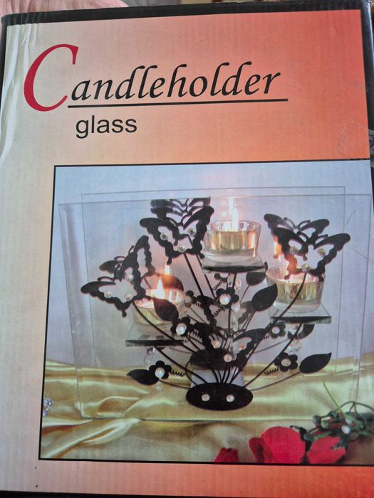 Свещник с 3 свещи