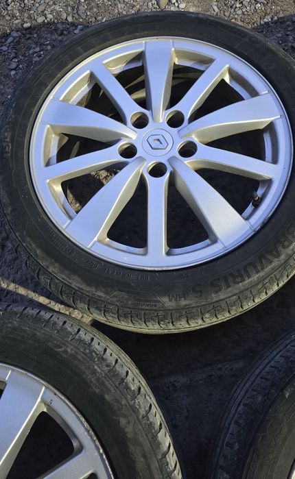 Jante Roti Aliaj R17  distanta prezoane 5x114,3 cu Senzori presiune Renault Laguna  Megane