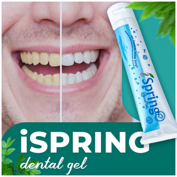 iSpring Dental Gel – Соғлом тишлар ва заиф милклар учун! Доставка бор.