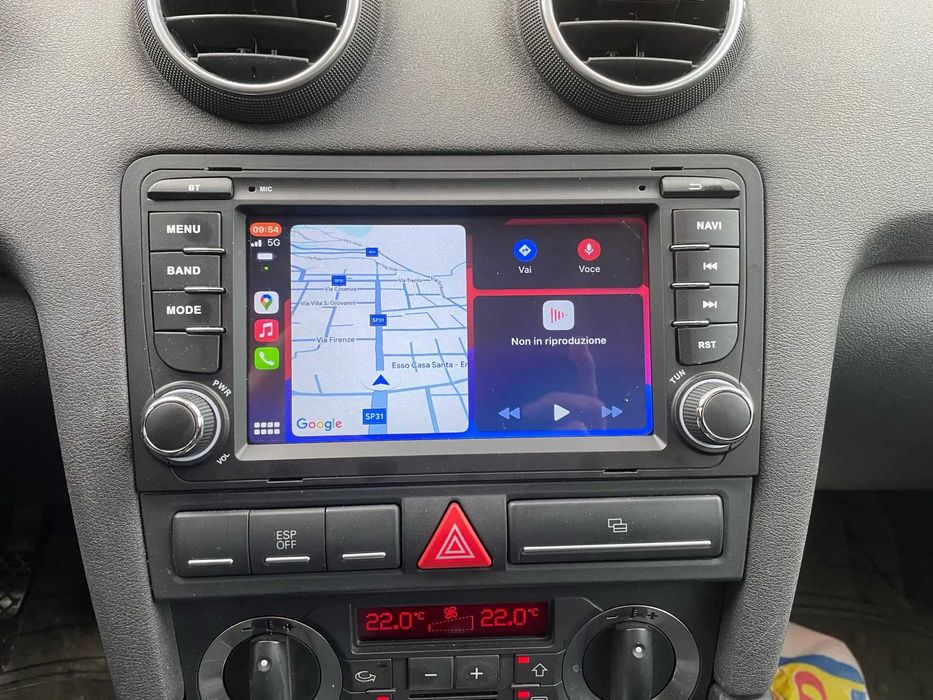 Мултимедия 7" Android 13 за Audi A3 8P навигация GPS CARPLAY RDS DSP