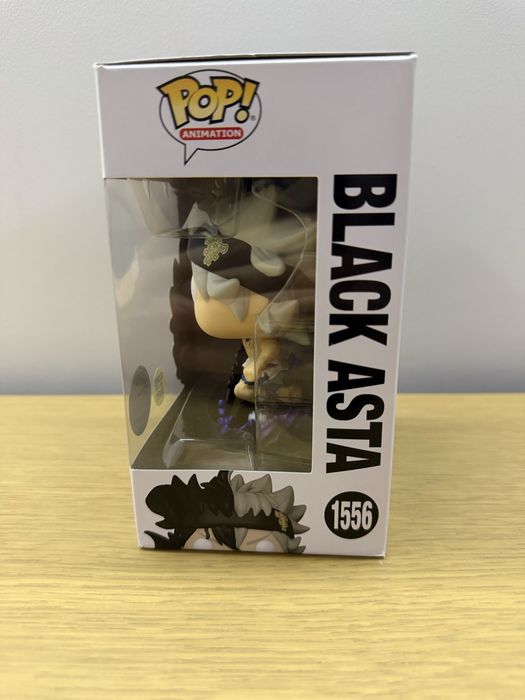Фигура Funko POP! Animation: Black Clover - Black Asta (Glows in the Dark) (Special Edition) #1556