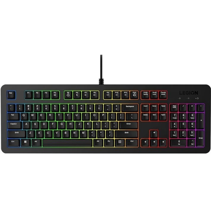 Kit Gaming tastatura si mouse LENOVO Legion KM310, USB, Layout US INT, negru