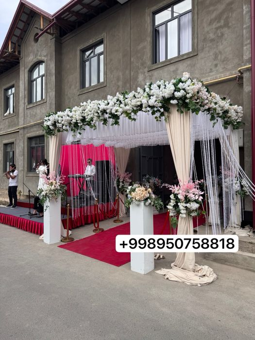 Оформления свадеб, Ofarmleniya xizmati, afarmleniya tadbirlar uchun