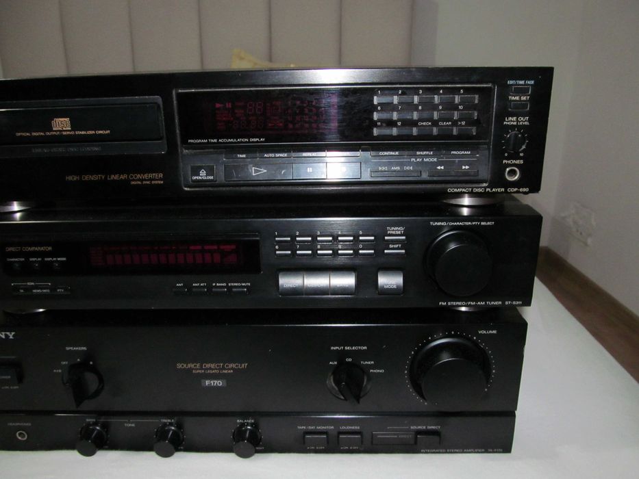 SONY TA-F170 amplificator si tuner ST-S311 cu RDS