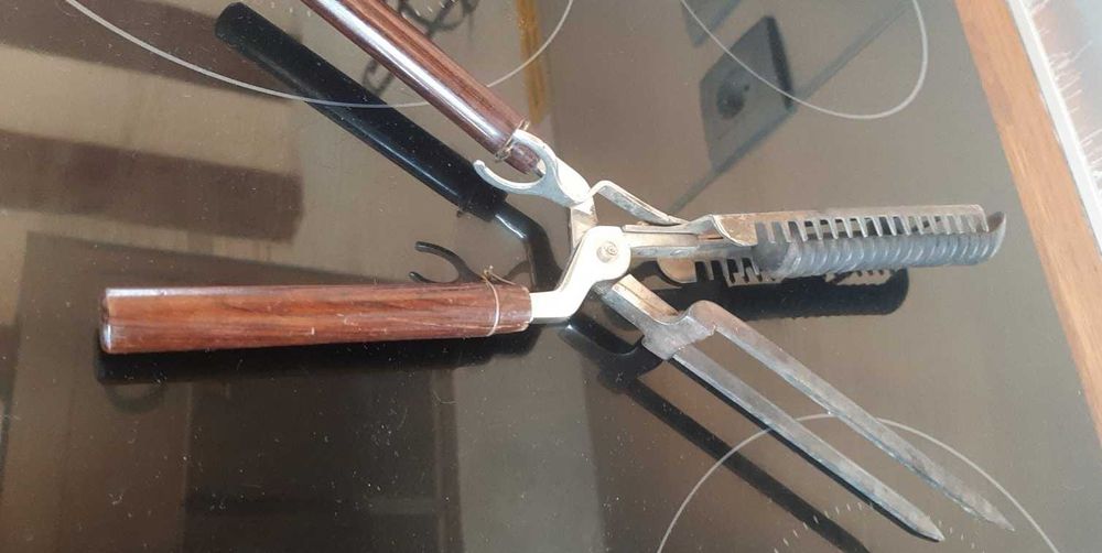 Старинна маша - Маша с вълни, Антикварен, колекционерски бръснач