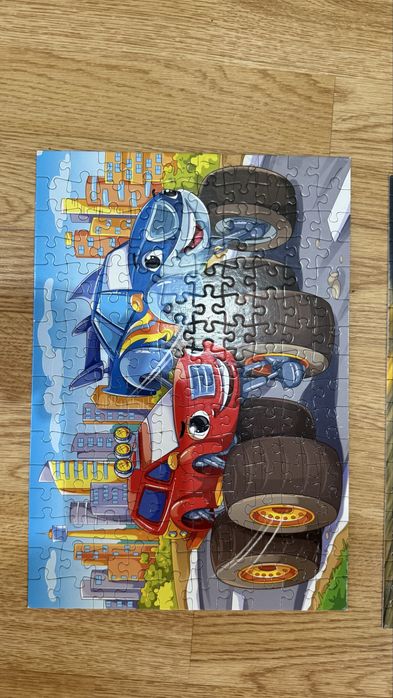 пазлы конструтор бумаж