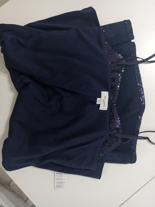 Рокли парти паети блясък бюстие Zara