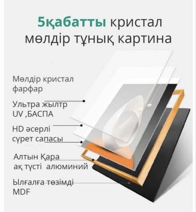 Картина киіз үй 100х70