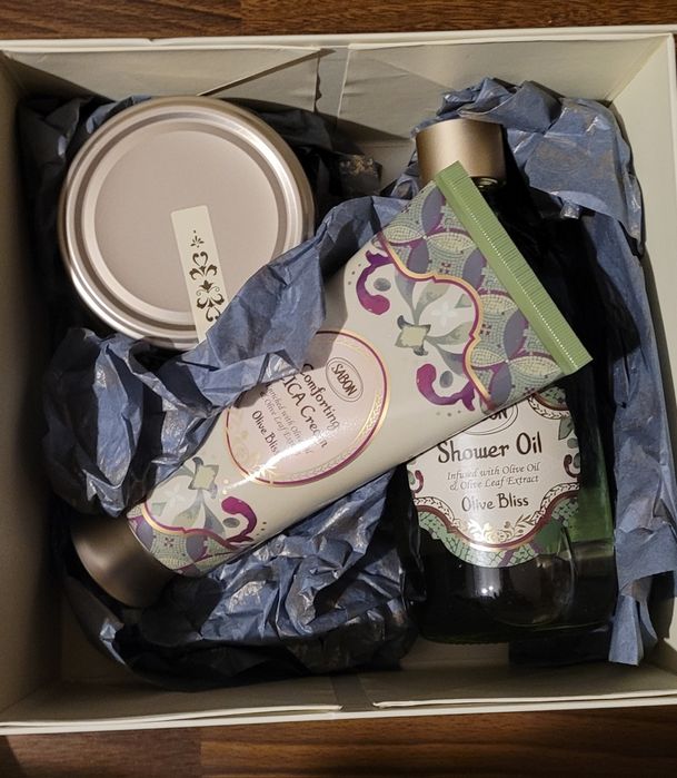 Set mare Sabon Olive Bliss ritual ingrijire corp