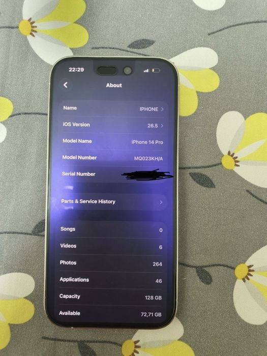iphone 14 pro 128Gb Silver