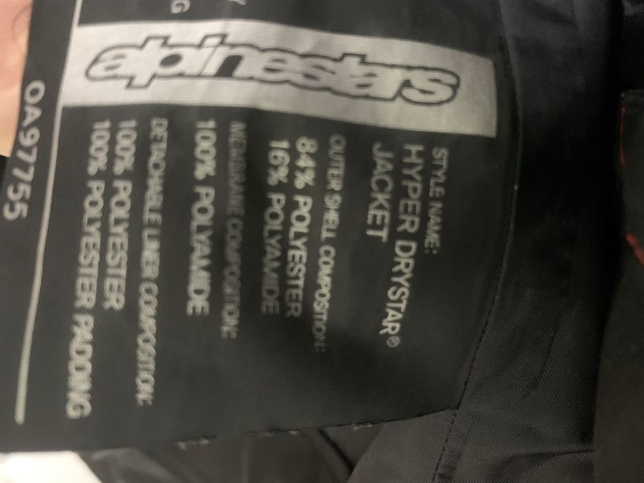 Текстилно яке Alpinestars Hyper Drystar “M”