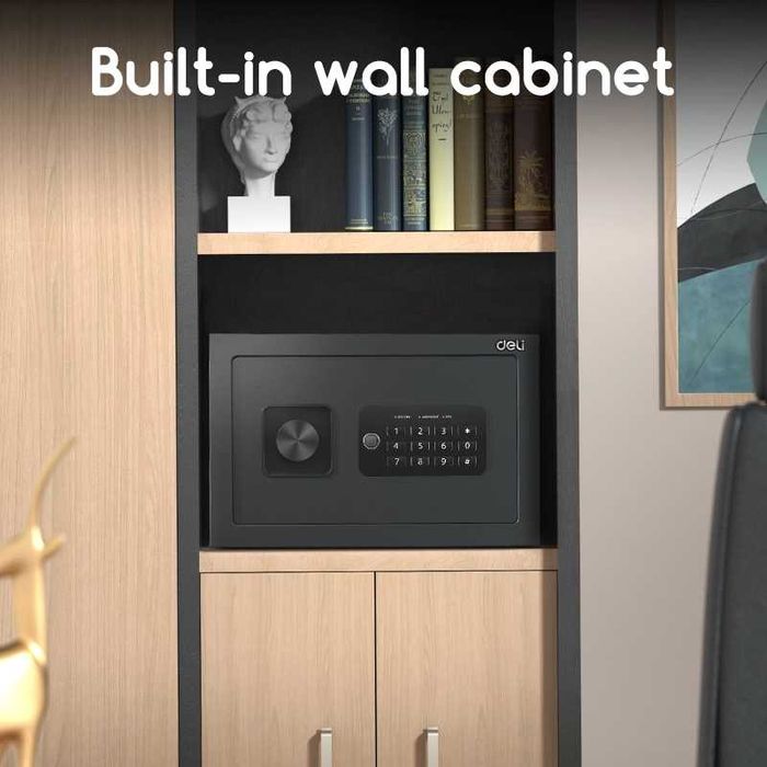 Seyf deli Сейф 250x350x250 ET530 Deli  9.7кг Скидки !!! Акция !!!