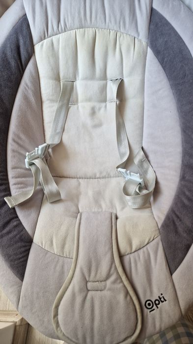 Leagan electric rotativ 360 cu inclinare reglabila, senzor de miscare si telecomanda Caretero Opti gri