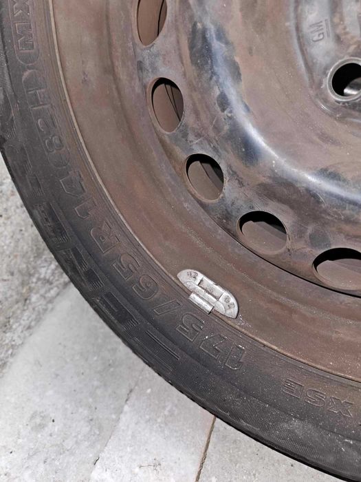 Джанти+гуми за опел астра ф 14цола