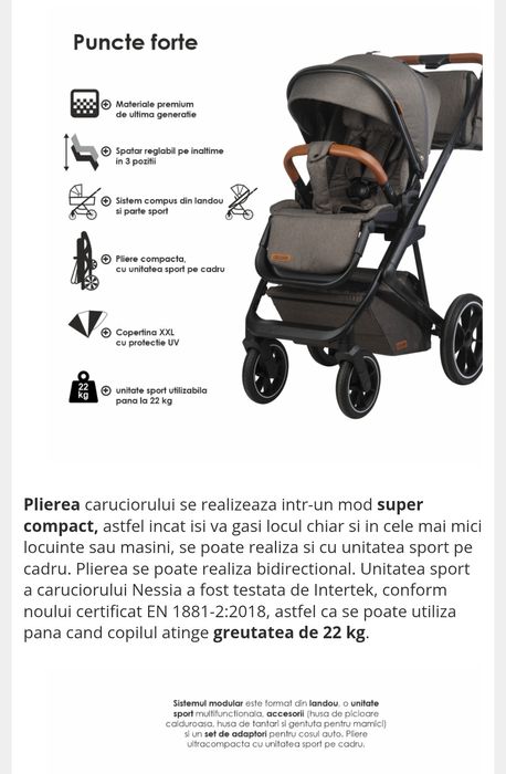 Carucior sport Coccolle pt copii