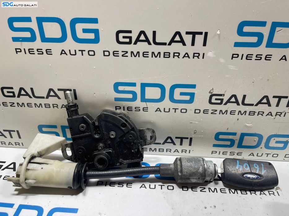Broasca Incuietoare pentru Capota Motor cu Tija Butuc si Lama Cheie Ford Focus 2 2004 - 2010 Cod 3M51-16700-AB [B3478]