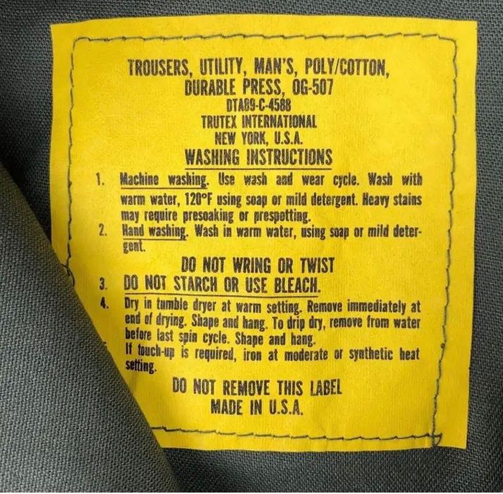 Брюки USGI Army OG-507. Olive