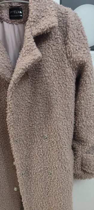 Палто цвят пудра S/M размер