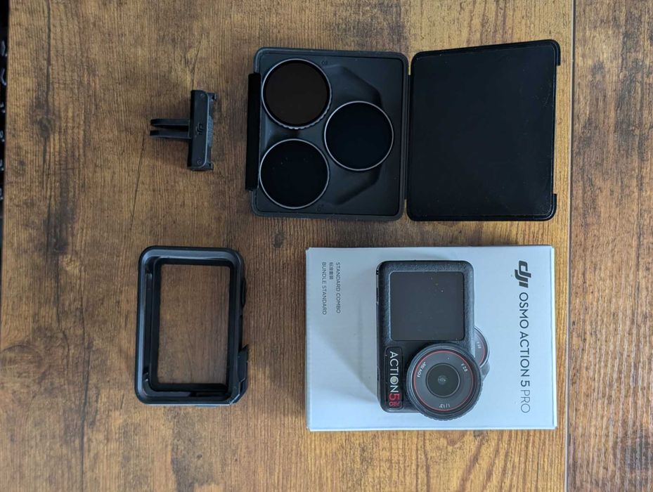 DJI Osmo Action 5 Pro – Ca Noua plus Set Filtre ND (Ideala Moto)