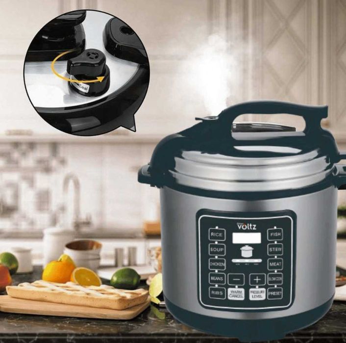 Мултикукър под налягане Voltz, 1000W/6л./70kpa - 9 програми