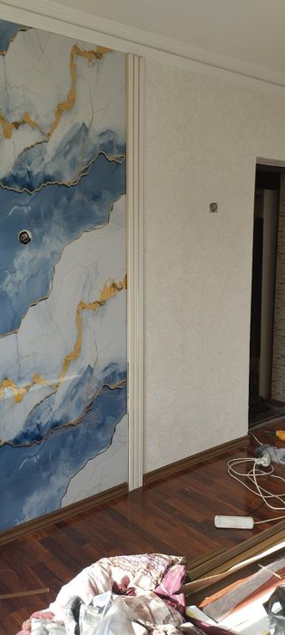 Косметические ремонт поклейка обоев ламинат абой обой oboy aboy