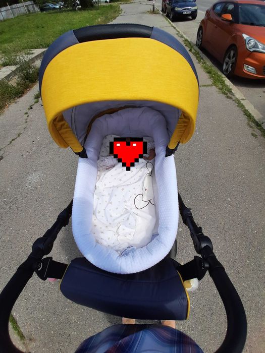 Количка Buba 3в1, столче за кола, зимен и летен кош