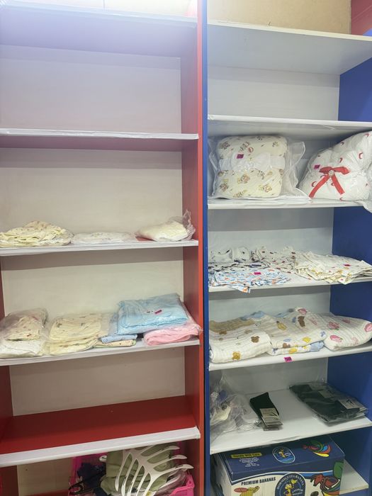 Эконом панель для бутиков, 2 полки