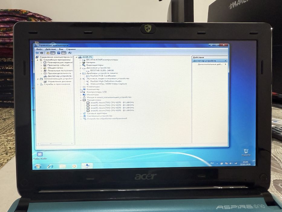 Продам нетбук ACER D257 состояние идеально