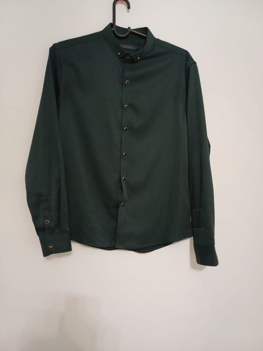 Рубашка цвет изумруд