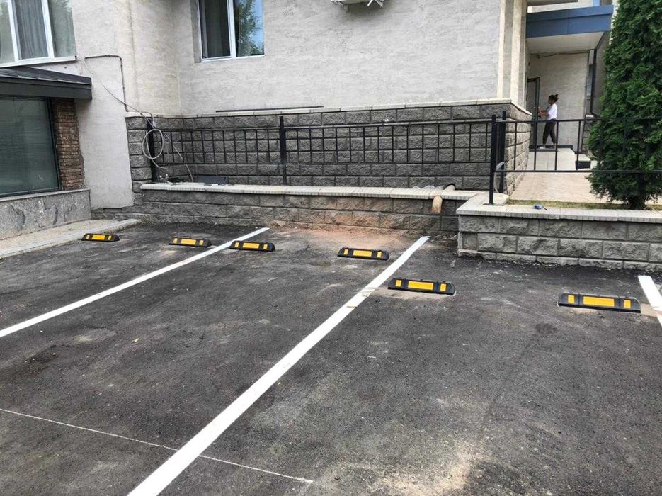 Колесоотбойник резиновый и металлический