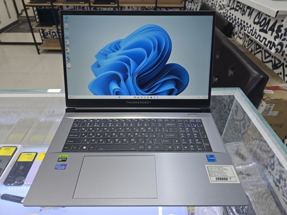 Ноутбук Thunderobot core i5 12450H озу 16gb ssd512gb Rtx3050 рассрочка