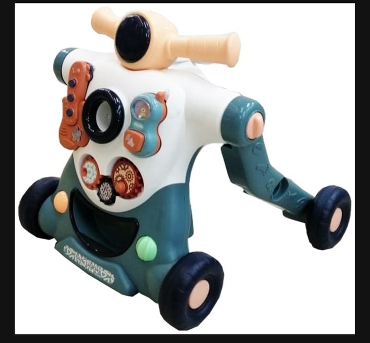 Ходунки-каталка BABY WALKER 3 in 1 мультиколор