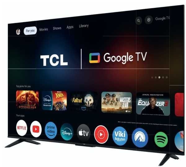 ТВ TCL 43P635 4K Goggle TV Безрамочный по Низкой цене+Доставка!