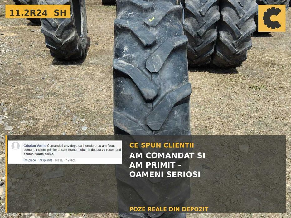 Cauciucuri 11.2R24 280/85R24 Cultor Anvelope Tractor Fata SH OFERTA Garantie Factura John Deere