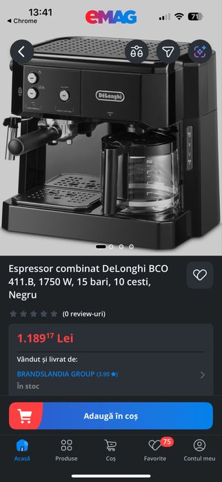 Espressor DeLonghi