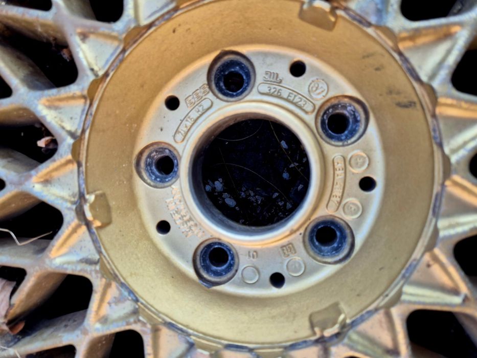 Jante originale BBS pe 15  5x 112 Mercedes r 107 W126 W123