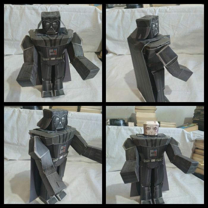 Сглобен 3D пъзел на Darth Vader от Star Wars