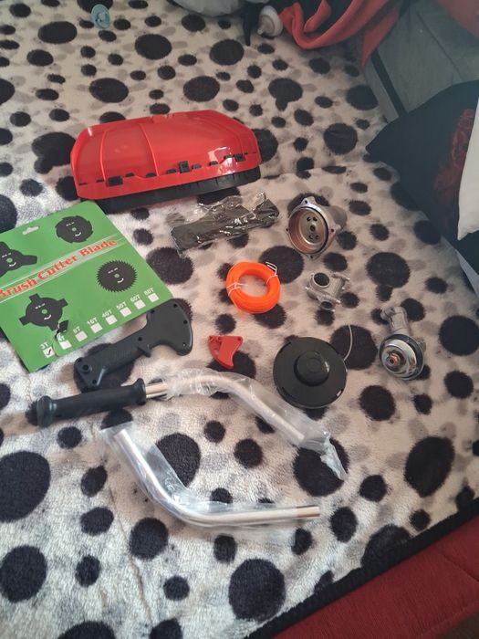 Set accesorii motocoasă NOI – discuri, fir, cap, apărătoare + ham umăr