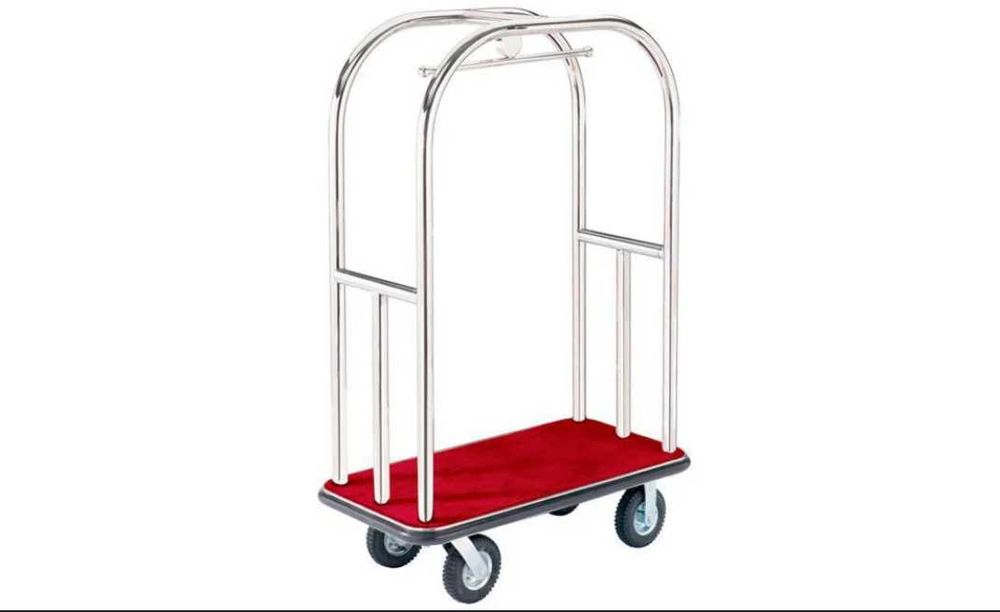 Тележка для багажа в гостинице и отеле