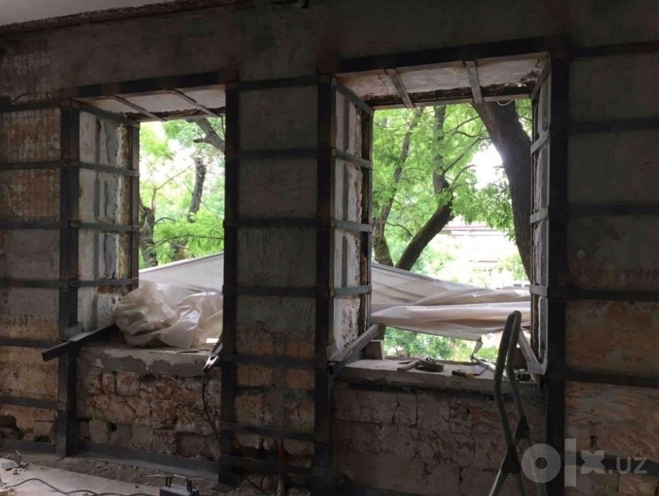 Усилия проёмов окон и дверей.  Эрик ромларни усиления килиш