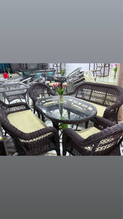 Ротанг стол стул для дачи Кафе дом сад