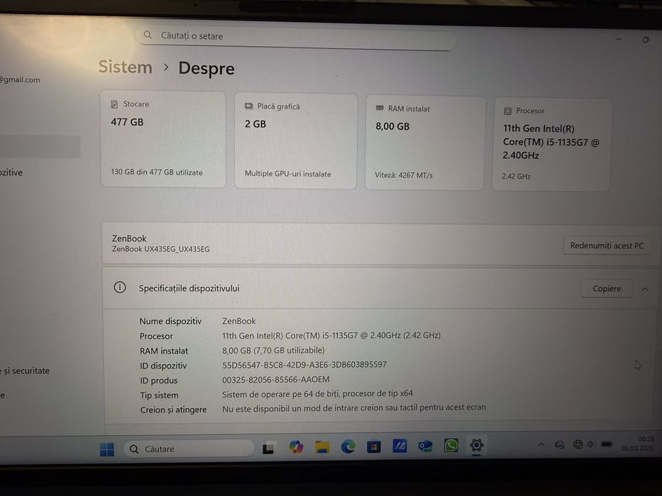 Laptop ASUS Zenbook 14