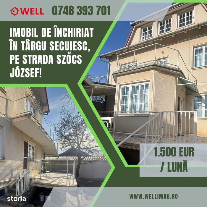 Imobil de închiriat în Târgu Secuiesc, pe strada Szőcs József!