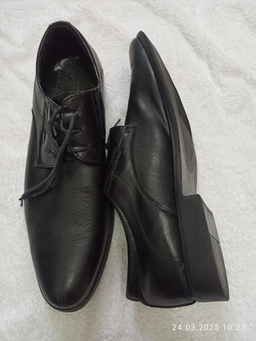 Мужские туфли размер 47 (больше мир)) кожаные