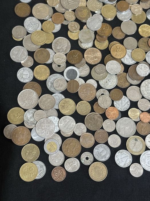Raritate! Lot Colecție peste 340 Monede Străine | Diverse Țări , Ieșite din Circulație! Factura!