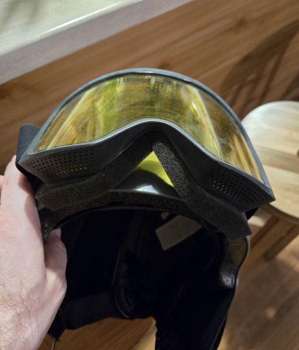 Casca schi+ochelari