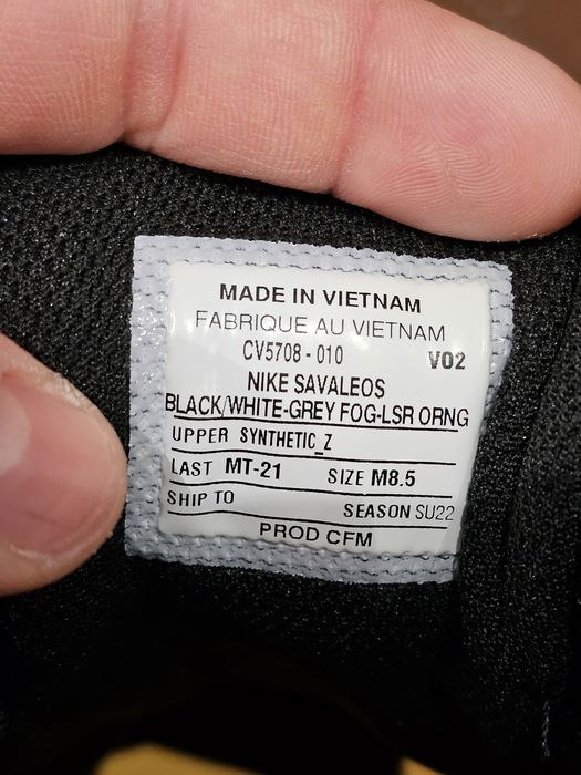 Nike Savaleos  negru cu alb